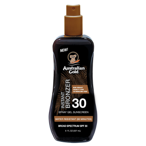 Australian Gold SPF 30 Spray Gel With Bronzer