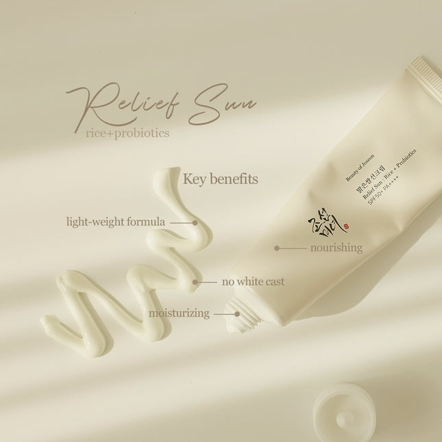 Beauty of Joseon Relief Sun: Rice + Probiotics SPF50+