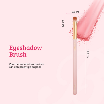 Boozyshop Soft Pink & Gold Eyeshadow Brush