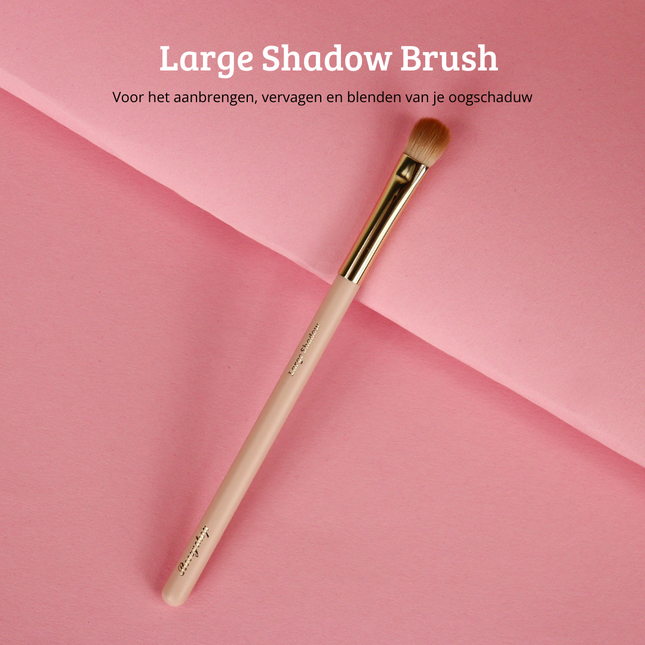 Boozyshop Soft Pink & Gold Large Shadow Brush