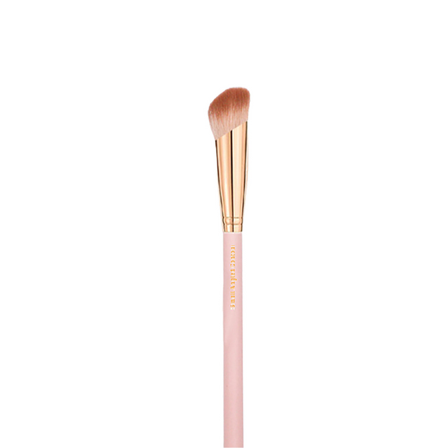 Boozyshop Soft Pink & Gold Small Angled Contour Brush