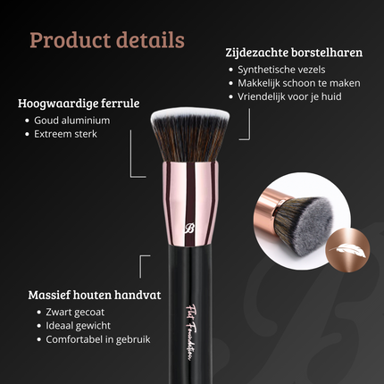 Boozyshop UP17 Flat Foundation Brush