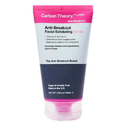 Carbon Theory Charcoal & Tea Tree Oil Breakout Control Facial Exfoliating Scrub