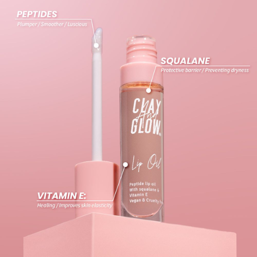 Clay And Glow Peptide Lip Oil