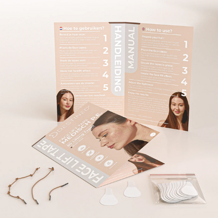 Destined Beauty Facelift Tape Set Brown