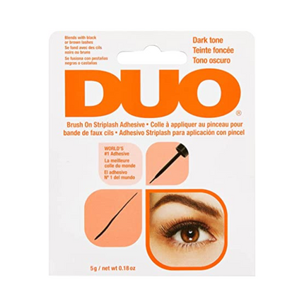 DUO Brush On Striplash Adhesive Dark with Vitamins