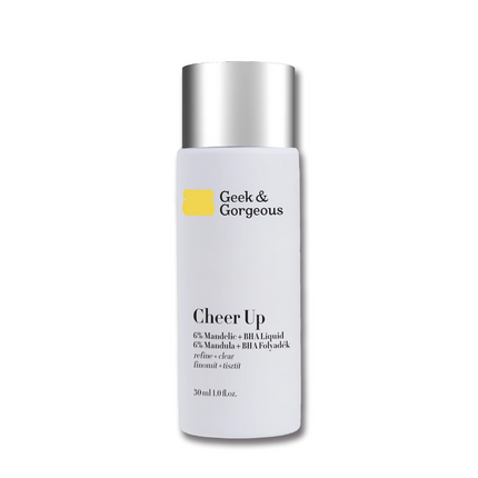 Geek & Gorgeous Cheer Up 6% Mandelic + BHA Liquid Exfoliant