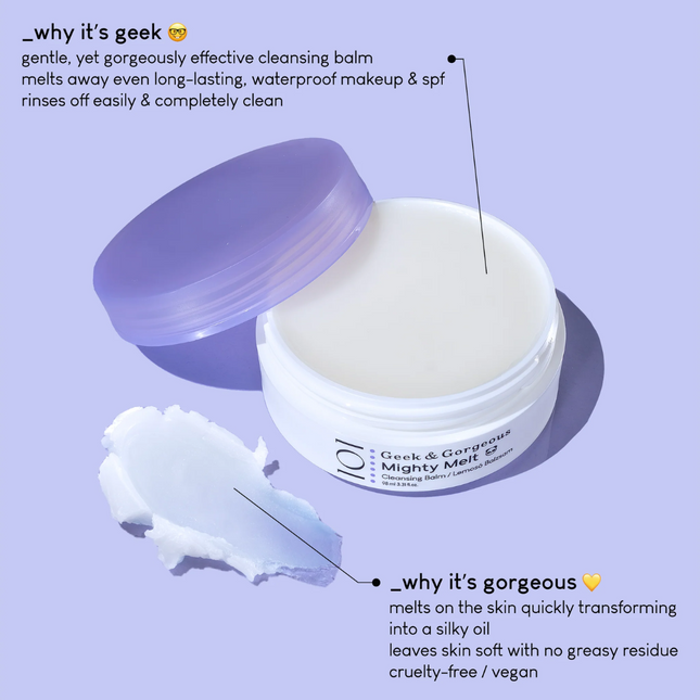 Geek & Gorgeous Mighty Melt Cleansing Balm