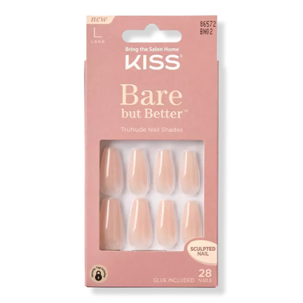 Kiss Bare But Better Nails Nude Drama