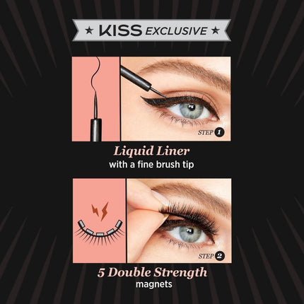 Kiss Magnetic Lashes Crowd Pleaser