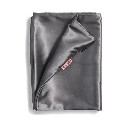 Kitsch Satin Pillowcase Charcoal