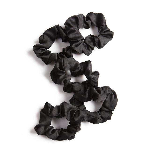 Kitsch Satin Sleep Scrunchies Black