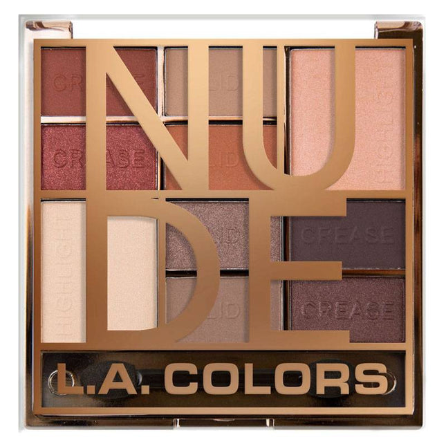 LA Colors Color Block Eyeshadow Palette Nude