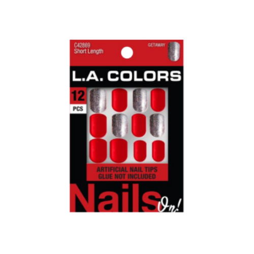 LA Colors Stick on Nail Tips Getaway