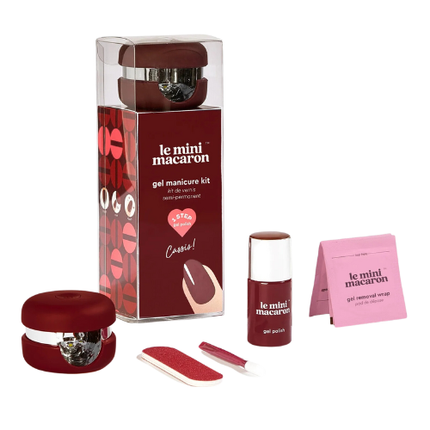 Le Mini Macaron Gel Manicure Kit Cassis