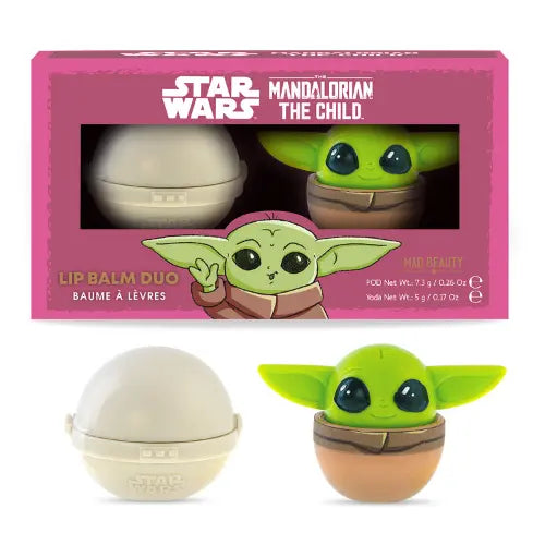 Mad Beauty Mandalorian The Child Lip Balm Duo Set