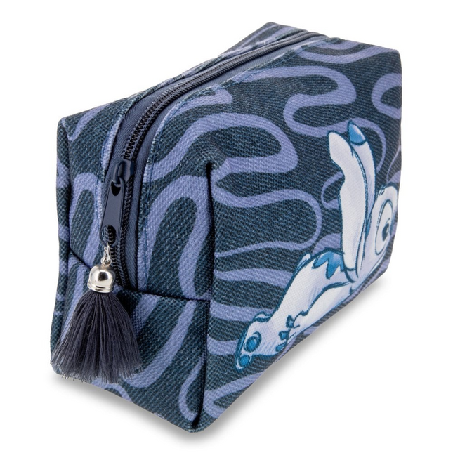 Mad Beauty Stitch Denim Cosmetic Bag