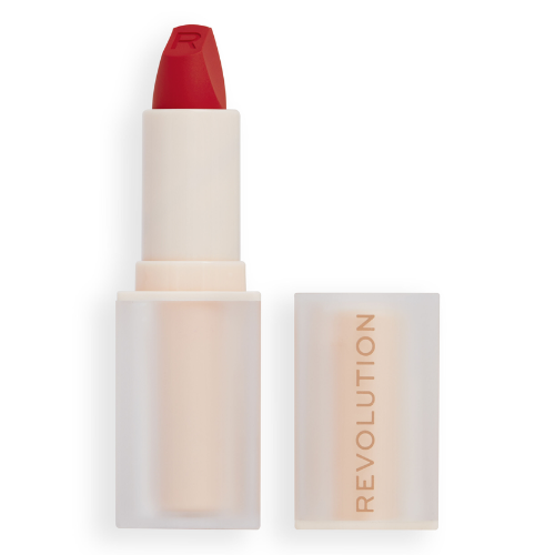 Makeup Revolution Lip Allure Soft Satin Lipstick Vibe Red