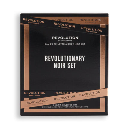 Makeup Revolution Revolutionary Noir EDT & Body Mist Set