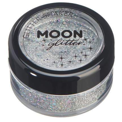 Moon Creations Moon Glitter Holographic Glitter Shakers Silver