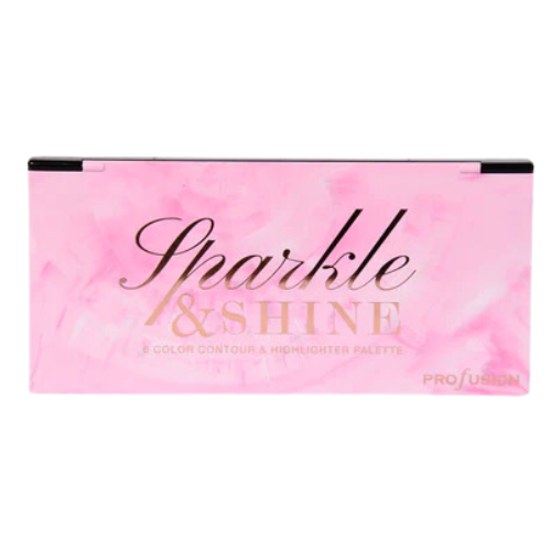 Profusion Cosmetics Sparkle & Shine Contour & Highlight Palette Pink Paradise