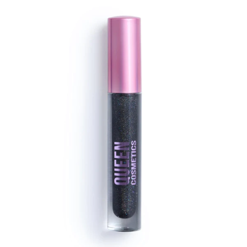 Queen Cosmetics Holographic Lip Gloss Black Widow