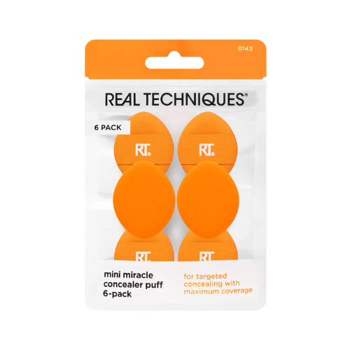 Real Techniques Mini Miracle Concealer Puff 6 Pack