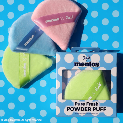 Rude Cosmetics x Mentos Pure Fresh Powder Puffs