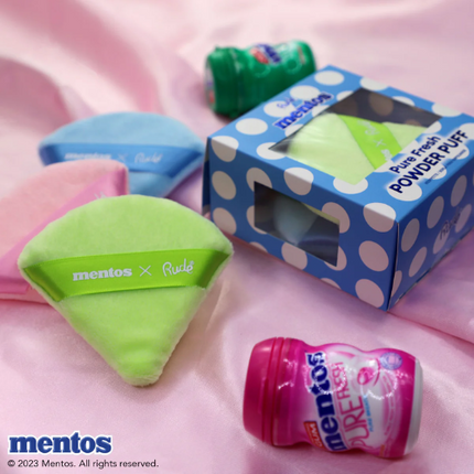 Rude Cosmetics x Mentos Pure Fresh Powder Puffs