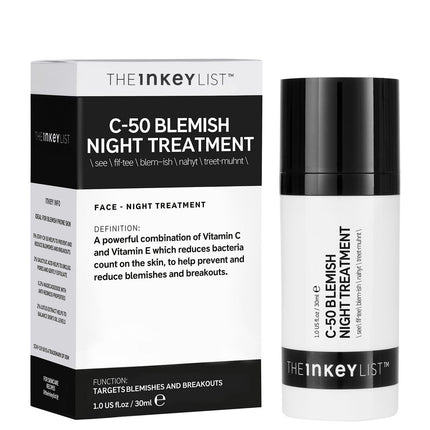 The Inkey List C-50 Blemish Night Treatment