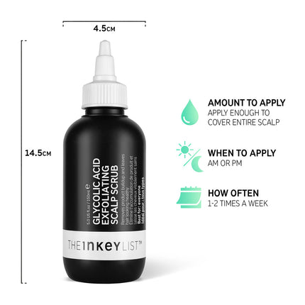 The Inkey List Glycolic Acid Exfoliating Scalp Scrub