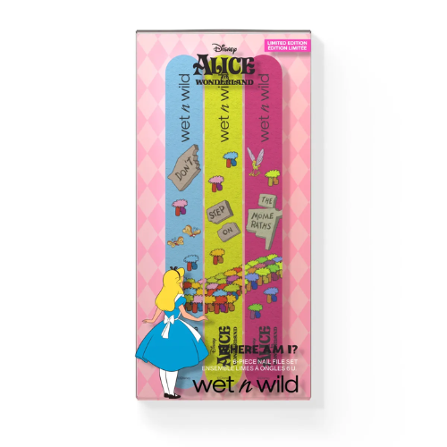 Wet n Wild x Alice In Wonderland Where Am I? 6 Piece Nail File Set